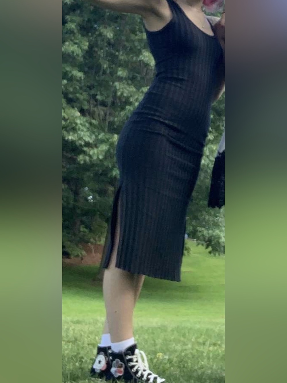Ribbed Bodycon Midi Dress